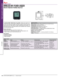 Thumbnail of document Data Sheet - DW-WIFI Wireless WI-FI Data Logger